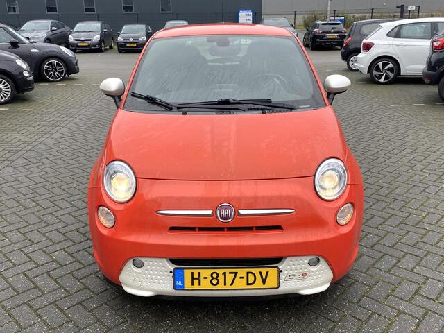 Fiat E-500 (Electric) 24kwh automaat met o.a. leer, climate control, cruise, bluetooth, etc.