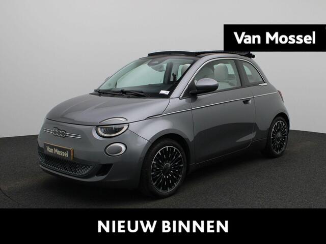 Fiat E-500 C La Prima 118Pk 42 kWh | Cabrio | Android & Apple Carplay | Climate & Cruise Control | Stoelverwarming | Navigatie | Dodenhoekdetectie