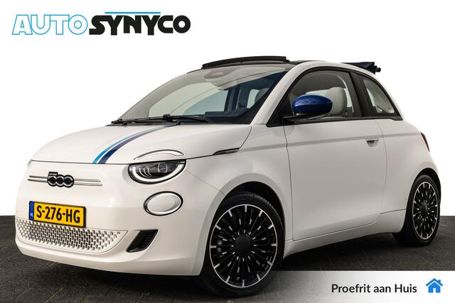 Fiat E-500 500 C Icon 42 kWh | Cabrio | 17 inch LMV | LED | Camera | Keyless | Lane Assist