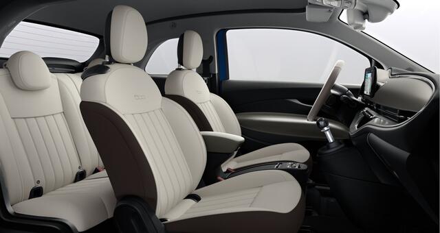 Fiat E-500 1.0 Hybrid La Prima Cabrio DIRECT RIJDEN - JBL AUDIO - 8 JAAR GARANTIE