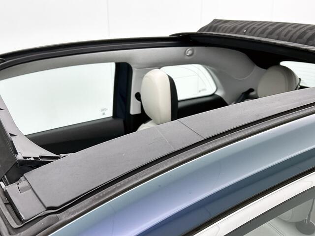 Fiat E-500 Cabrio La Prima 119PK / 42 kWh / SOH 88% / Leder / Adap-Cruise / Pdc+Camera / Navigatie / Airco-ecc. / Apple Carplay Android / Apk 11-2026