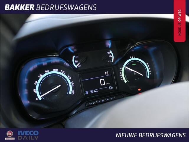Fiat E-Doblo 136 L1 50 kWh 100% Elektrisch | Airco | Camera | Parkeersensoren (2/2 grijs)