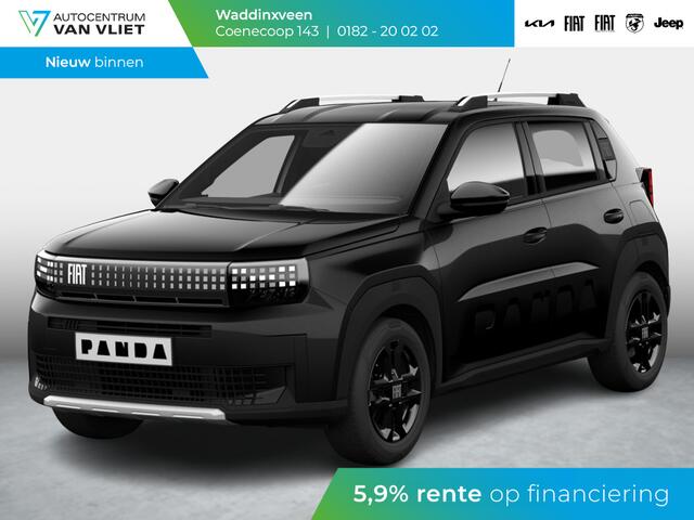 Fiat PANDA Grande 1.2 Hybrid Edizione Nero | Automaat | PDC | Airco | Apple Carplay | Cruise | Pack Style |16" All Season banden