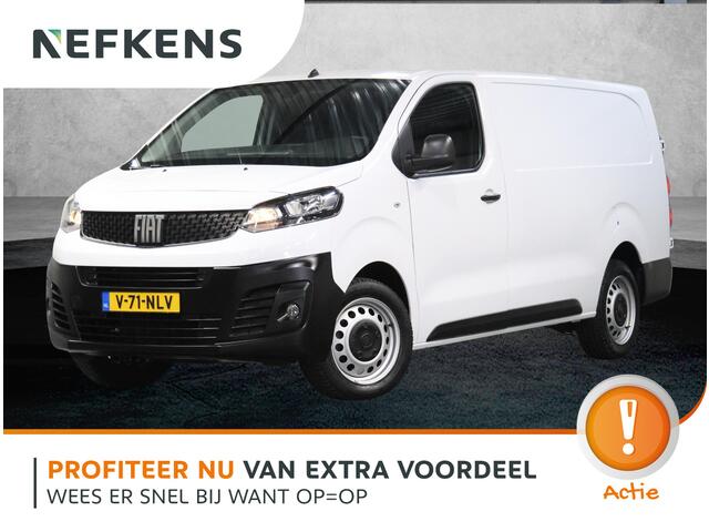 Fiat SCUDO 2.0 180PK MultiJet L2H1 | AUTOMAAT | AppleCarPlay/AndroidAuto | Armsteun | Camera | 3 Zits | Houtenlaadvloer | Navigatie | Cruise Control | Parkeersensoren |