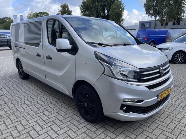 Fiat TALENTO 1.6 MJ 125pk EcoJet L2H1 luxe DC 5 persoons SX / vaste prijs rijklaar ¤ 17.950 ex btw / lease vanaf ¤ 302 / zilver metallic / euro 6 / bpm vrij / airco / cruise / navi / trekhaak !
