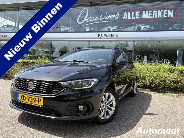Fiat TIPO Stationwagon 1.6 16v Business Lusso Automaat Airco - Parkeersensor achter - Navigatie - Cruise control - Radio - Led verlichting - Licht metalen velgen 16 inch - Dakrails - Elektrische ramen - Mistlampen - Radio - Stuur multifunctioneel - Extra getint gla