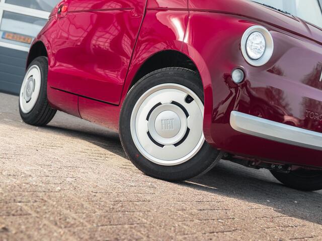 Fiat Topolino | Dutchies Edition | Burgundy Red | Leder Amaretto | Chrome Rek | Uniek !