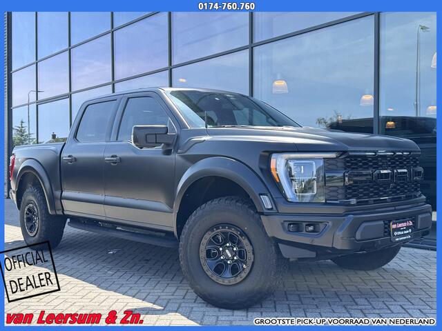 Ford (usa) F-150 3.5 V6 Ecoboost SuperCrew Raptor | Matzwarte wrap | Pano | B&O | 360 camera
