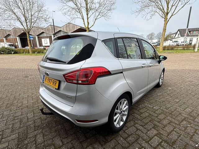 Ford B-MAX 1.0 EcoBoost Titanium , CLIMA, CRUISE CONTROLE,TREKHAAK, ACHTERUITRIJ CAMERA, NAVI, PDC VOOR EN ACHTER, 100% ONDERHOUDEN, BOEKJES AANWEZIG, SUPER NETTE EN PERFECT RIJDENDE AUTO
