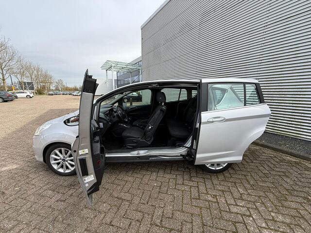 Ford B-MAX 1.0 EcoBoost Titanium , CLIMA, CRUISE CONTROLE,TREKHAAK, ACHTERUITRIJ CAMERA, NAVI, PDC VOOR EN ACHTER, 100% ONDERHOUDEN, BOEKJES AANWEZIG, SUPER NETTE EN PERFECT RIJDENDE AUTO