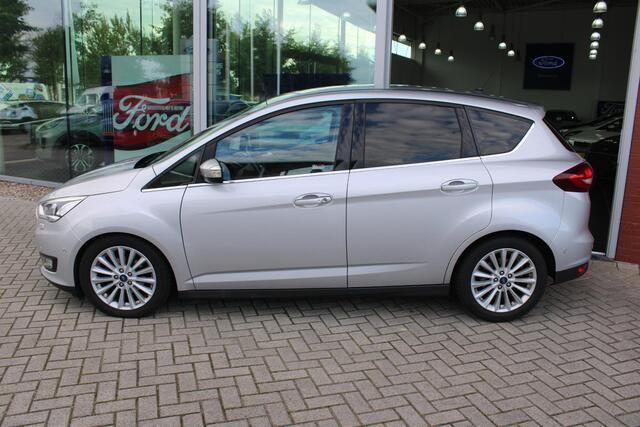 Ford C-MAX 1.0 EcoBoost 125 PK Titanium | Camera | Winterpack | Navigatie | 17 INCH Lichtmetalen Velgen | Climate Control | Cruise Control | Privacy Glass | Half lederen bekleding | Dealeronderhouden
