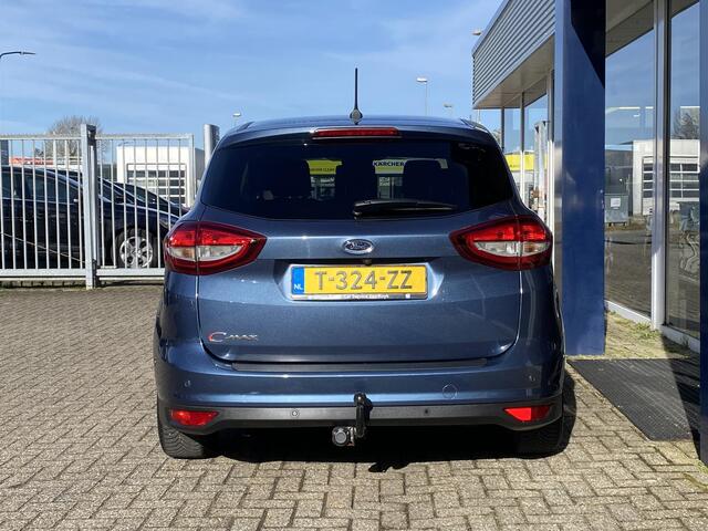 Ford C-MAX 1.0 Titanium / Cruise-Control / Climate-Control / Stuur-/Stoelverwarming / Apple-Carplay & Android-Auto / Keyless / Radio-Bluetooth / Navi / PDC V+A / 17'' LMV / All-Season / ENZ.