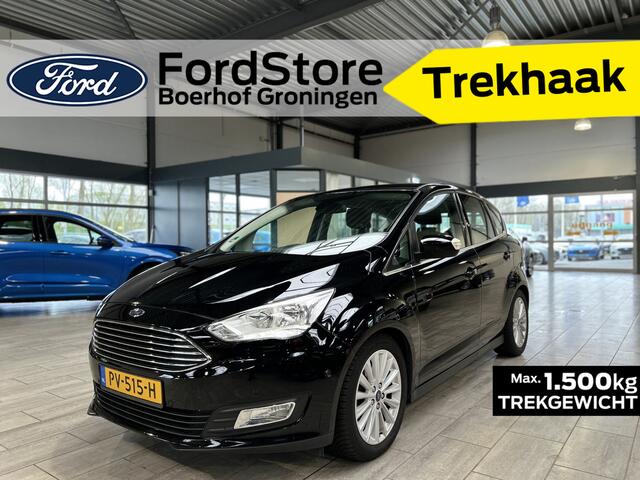 Ford C-MAX 1.5 EcoBoost 150 pk Titanium | Trekhaak | Winter Pack | Camera | 4 seiz. banden | Navi | Clima | Cruise