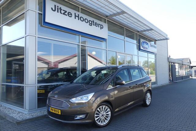 Ford C-MAX 1.0 Titanium CRUISE, CLIMA, NAVI, PDC V&A, APPLE CARPLAY/ANDROID AUTO, KEYLESS, ELEKT. ACHTERKLEP, VOORRUITVERWARMING, 121.704KM