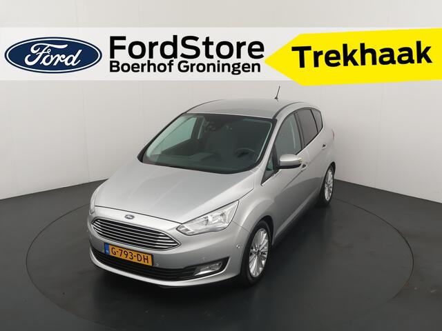 Ford C-MAX Ecoboost 125pk Titanium | Dealer onderhouden | Trekhaak | Winterpack | Sync 3 | Camera | Parkeersensoren rondom |