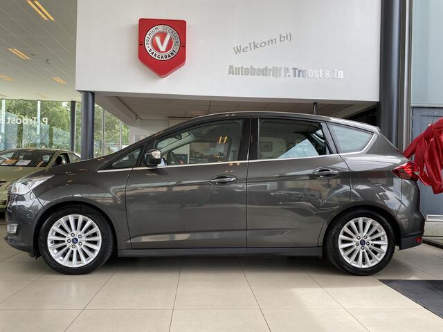 Ford C-MAX 1.0 Titanium,Nieuwstaat,Unieke Kilometerstand,100% Onderhouden,Navigatie,Achteruitrijcamera,Spraakbediening,Keyless,Trekhaak,Climate&Cruisecontrol,V&A Sensoren,17 Inch Lmv