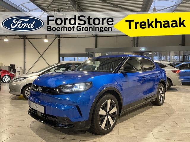Ford CAPRI Extended Range RWD 77 kWh | Trekhaak | Warmtepomp | Adapt. Cruise | Winter Pack | El. verst. stoel + geh. + mass. | garantie tot 07/2029 | 4 seiz. banden
