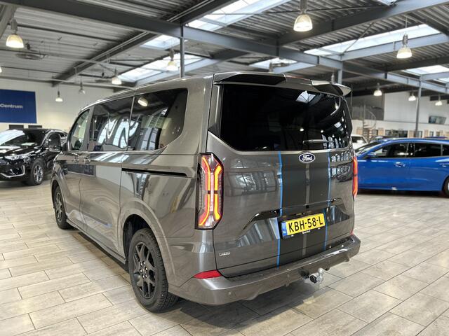 Ford Custom Tourneo Sport 340 2.5 PHEV 233 pk L1 8 persoons | Trekhaak | Winter Pack | Camera | 2x schuifdeur | B&O | Adapt. cruise | LED | 17" | 4 seiz. banden | 1850kg trekgewicht