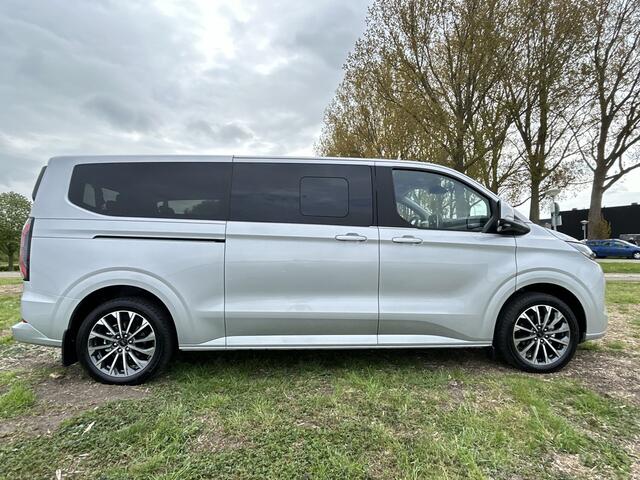 Ford Custom Tourneo e-Tourneo 340 L2H1 Titanium X 65 kWh 218pk | Leer | 8-zits | B&O | 2x electr. schuifdeur | ACC | Navigatie | 360 camera ¤ 52.250,00 excl. BTW