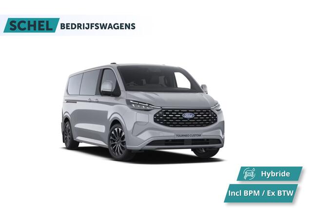 Ford Custom Tourneo 340 2.5 PHEV L2H1 Titanium X 232pk | ACC | Pano | B&O | Elek. schuifdeuren | 360 camera | Elek-Trekhaak | Prijs excl. BTW | Rijklaar