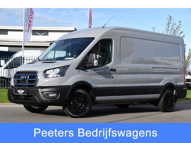 Ford E-Transit 350 L3H2 68 kWh PB Edition Adaptieve Cruise, 360 Camera, Carplay, BLIS, Stoelverwarming, NAVI, Multimedia, Sensoren, Uniek!