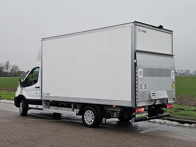 Ford E-Transit 390 L3 89Kwh electrisch, gesloten laadbak, laadklep, zijdeur, airco, automaat, navi, spoiler, NIEUW!!