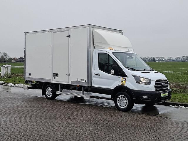 Ford E-Transit 390 L3 Trend 89 kWh electrisch, gesloten laadbak, laadklep, zijdeur, airco, automaat, navi, spoiler, NIEUW!!