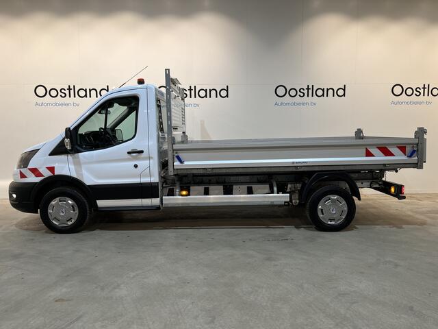 Ford E-Transit 350 L3 Trend 68 kWh RWD Kipper / Tipper / 100% Elektrisch / Airco / Cruise Control / Camera / CarPlay / Navigatie / 3-Zits / 1.600 KM !!