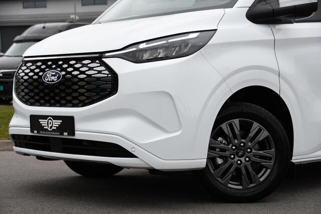 Ford E-Transit Cust. 320 L1H1 Limited 65 kWh Camera, Cruise, Carplay, Stoelverwarming, LED, 218pk, Trekhaak, Multimedia, Sensoren Uniek!