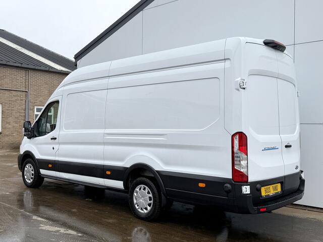Ford E-Transit 184PK 68kWh L4H3 316km WLTP 96,2% (SOH) BEV Snelladen Carplay Climate control Laadkabel 360° camera Parkeersensoren voor achter Stoelverwarming