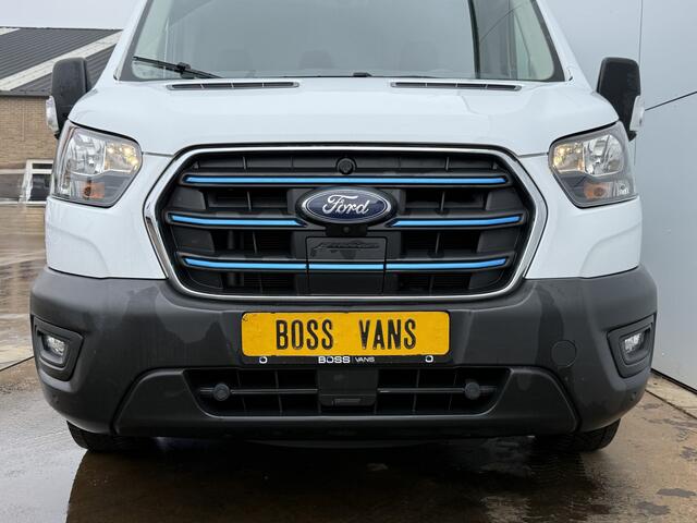 Ford E-Transit 184PK 68kWh L4H3 316km WLTP 96,2% (SOH) BEV Snelladen Carplay Climate control Laadkabel 360° camera Parkeersensoren voor achter Stoelverwarming