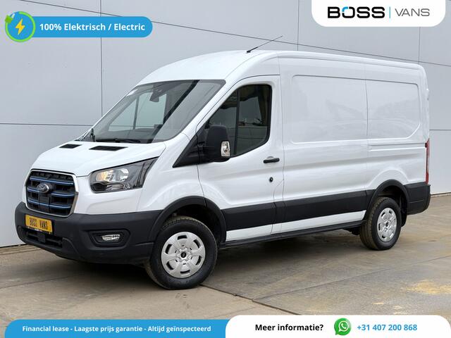 Ford E-Transit 350 68kWh 184PK L2 Cruise control Climate control Carplay Snelladen Laadkabel Parkeersensoren