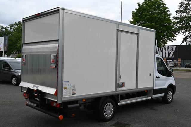 Ford E-Transit Bakwagen met Dhollandia laadklep Navigatie met camera, Zijdeur