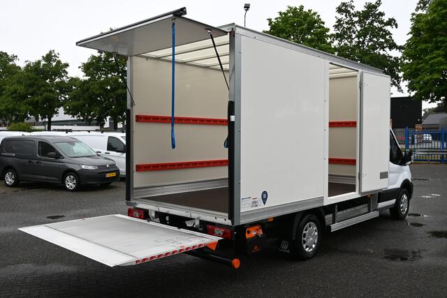 Ford E-Transit 390L Trend Bakwagen met Dhollandia laadklep Navigatie met camera, Zijdeur