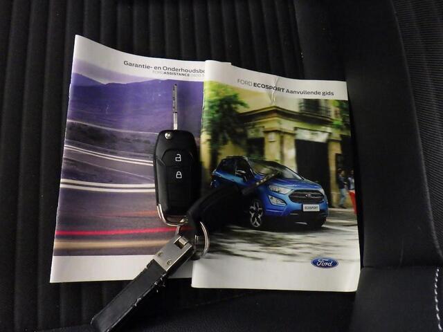 Ford ECOSPORT 125pk Titanium Climat Cruise Half Leer Apple Carplay Parkeersensor Reservewiel Dealeronderhouden