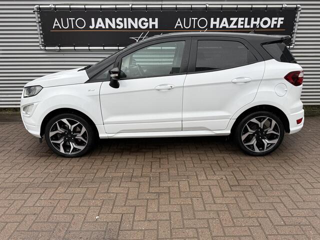 Ford ECOSPORT 1.0 EcoBoost Titanium ST-Line Automaat!! | Stoel/Stuurverwarming | B&O Geluidssysteem | Navi | Cruise | Verwarmde Voorruit | Trekhaak | RIJKLAARPRIJS INCL 12 MAANDEN GARANTIE EN BEURT