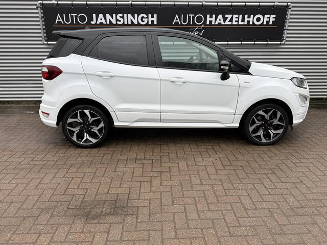 Ford ECOSPORT 1.0 EcoBoost Titanium ST-Line Automaat!! | Stoel/Stuurverwarming | B&O Geluidssysteem | Navi | Cruise | Verwarmde Voorruit | Trekhaak | RIJKLAARPRIJS INCL 12 MAANDEN GARANTIE EN BEURT