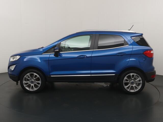 Ford ECOSPORT EcoBoost 125pk Titanium | Trekhaak | Winterpack | Camera | Dodehoek detectie | B&O audio | Cruise | 17" LMV | 1/2 leer | Apple carplay |