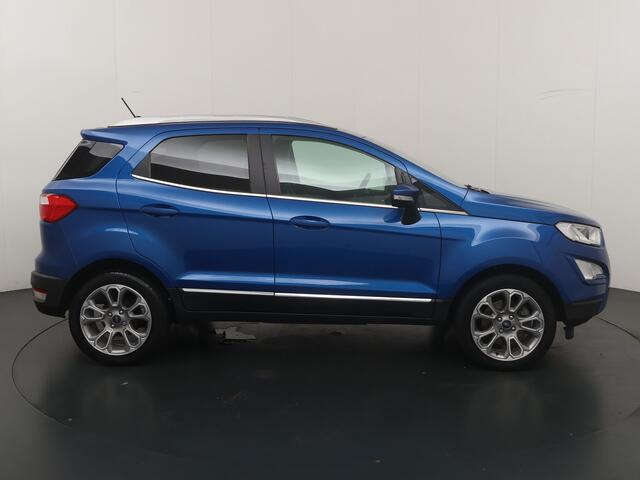 Ford ECOSPORT EcoBoost 125pk Titanium | Trekhaak | Winterpack | Camera | Dodehoek detectie | B&O audio | Cruise | 17" LMV | 1/2 leer | Apple carplay |