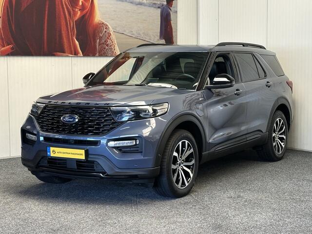 Ford EXPLORER 3.0 V6 ECOBOOST PHEV ST-LINE 7 PERSOONS NAVIGATIE ADAPTIVE CRUISE CONTROL PANORAMA SCHUIF/KANTELDAK APPLE CARPLAY/ANDROID RIJSTROOKSENSOREN DODEHOEKSENSOREN 360 CAMERA AFN. TREKHAAK ZEER MOOI !! 3010