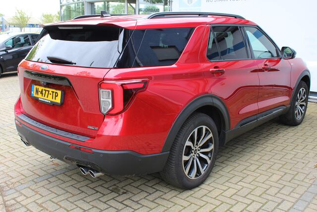 Ford EXPLORER 3.0 V6 EcoBoost PHEV ST-Line | Incl. 12 maanden Garantie | Trekhaak | Panorama dak | B&O Audiosysteem | Stoel/stuurverwarming | Stoelventilatie | Achterbank verwarming | 360* Camera | Adaptive cruise | Apple CarPlay/Android Auto | Elektrisch verstelbare s