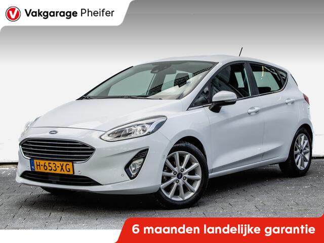 Ford FIESTA 1.0 EcoBoost Titanium Trekhaak/ Led/ Carplay/ Navigatie/ Stoel-stuurverwarming/ Blindspot/ 16" Lmv