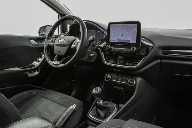 Ford FIESTA 1.0 EcoBoost Titanium Trekhaak/ Led/ Carplay/ Navigatie/ Stoel-stuurverwarming/ Blindspot/ 16" Lmv