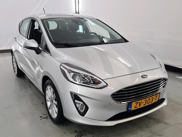 Ford FIESTA 1.0 EcoBoost Titanium Carplay | Cruise | Full Led | Keyless | Start/Stop | Hill-Hold | Bord detectie | BTW | NL-Auto | Volledig Onderh.
