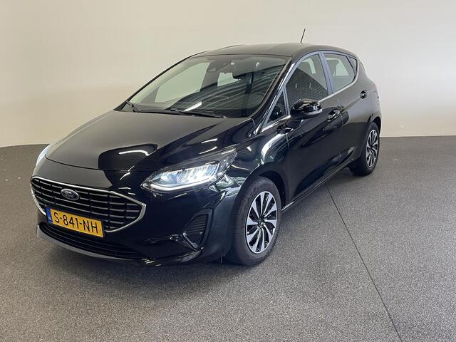 Ford FIESTA 1.0 EcoBoost Hybrid Titanium Climate control Navigatie Cruise control LED Apple Carplay/ Android Auto Parkeersensor voor