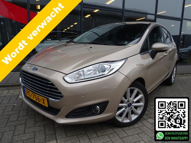 Ford FIESTA 1.0 EcoBoost Titanium 101 PK | NAVIGATIE | CRUISE CONTROL | LICHTMETALEN WIELEN | CLIMATE CONTROL | VIERSEIZOENEN BANDEN | PARKEERSENSOREN VOOR EN ACHTER |
