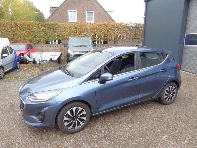 Ford FIESTA 1.0 EcoBoost Hybrid Titanium Ecc, Navigatie, Led, PDC, Chroom