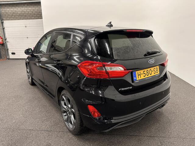 Ford FIESTA 1.0 EcoBoost ST-Line 125PK 6V Navigatie Full LED Carplay Parkeersensoren Cruise Control Stoel+Stuurverwarming Climate Control Privacy Glass 17" DAB+