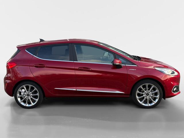 Ford FIESTA 1.0 EcoBoost Hybrid Vignale | LEDER | NAVI | STOEL/STUUR VERWARMING | BOMVOL | 1 JAAR GARANTIE