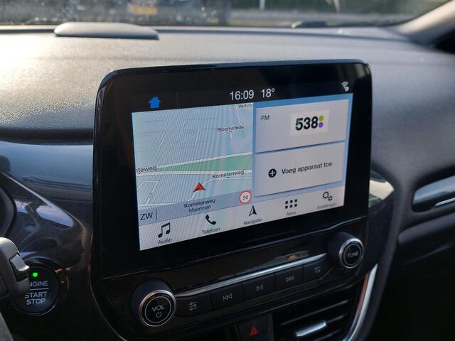 Ford FIESTA 1.0 EcoBoost 101pk ST-Line 5-Deurs | Origineel NL | Navi | Apple Carplay+Android Auto | Airco | Elek.Ramen+Spiegels | Stuurbekrachtiging | Mistlampen | 17''lm